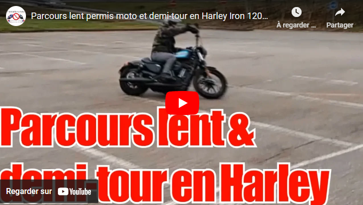 Nouvelle vidéo, en Harley cette fois